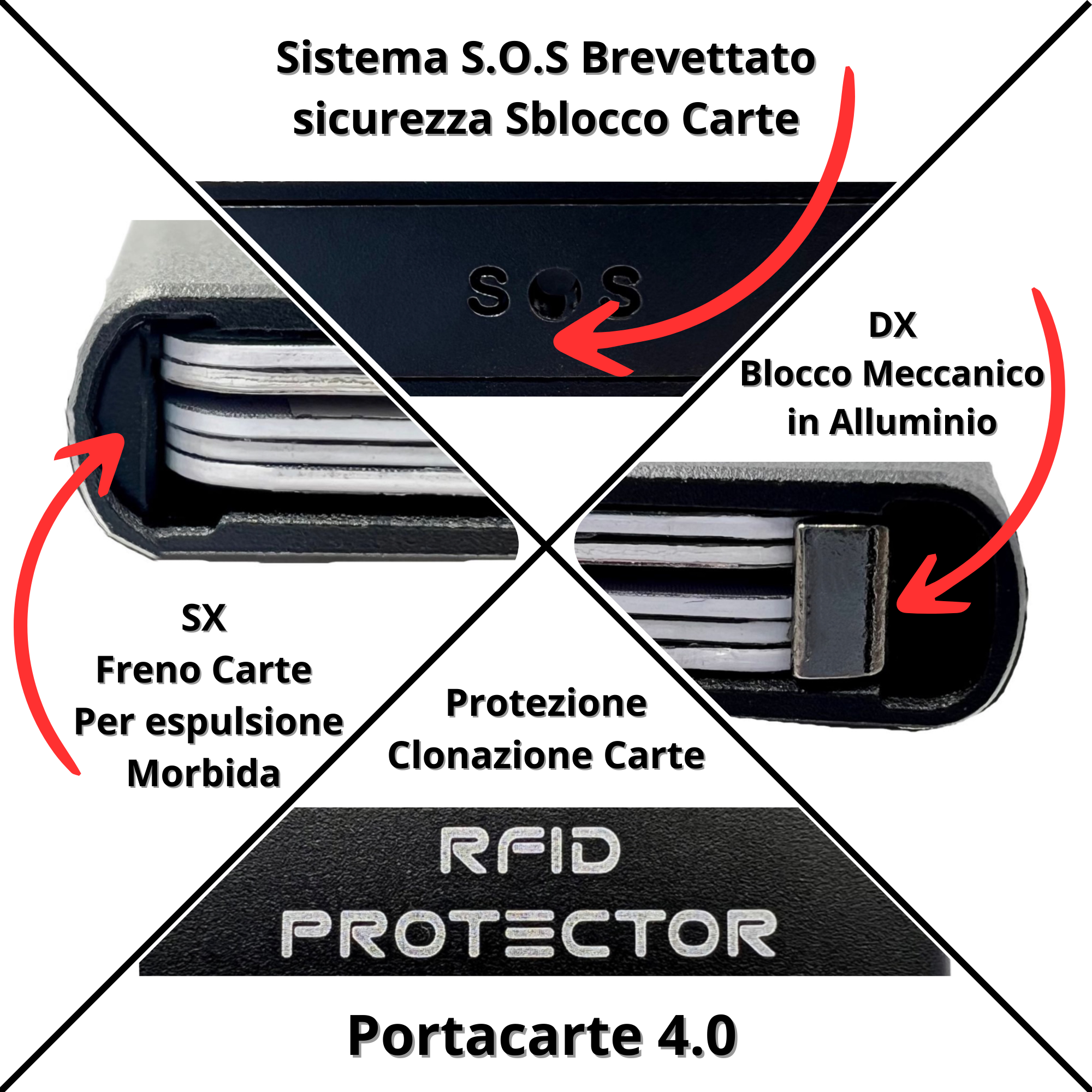 Moero Linea PRO PRO PLUS Zip portafoglio Brown RFID