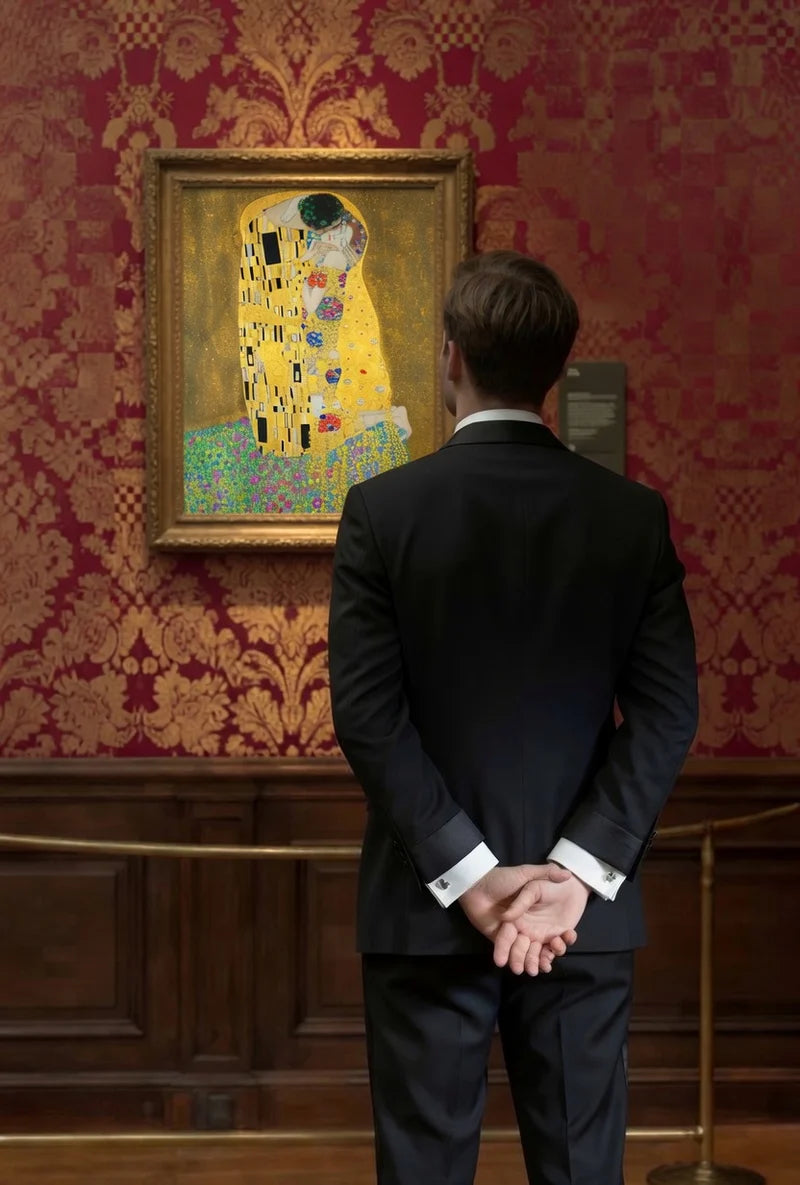 Moero Edizioni Speciali M2 Ultra Il bacio di Klimt portafoglio MagSafe