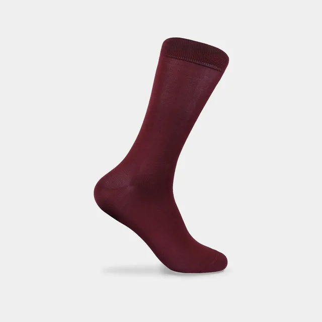 Miguel Bellido Calcetines Calcetín corto calze rosso scuro 39-42 cotone mercerizzato