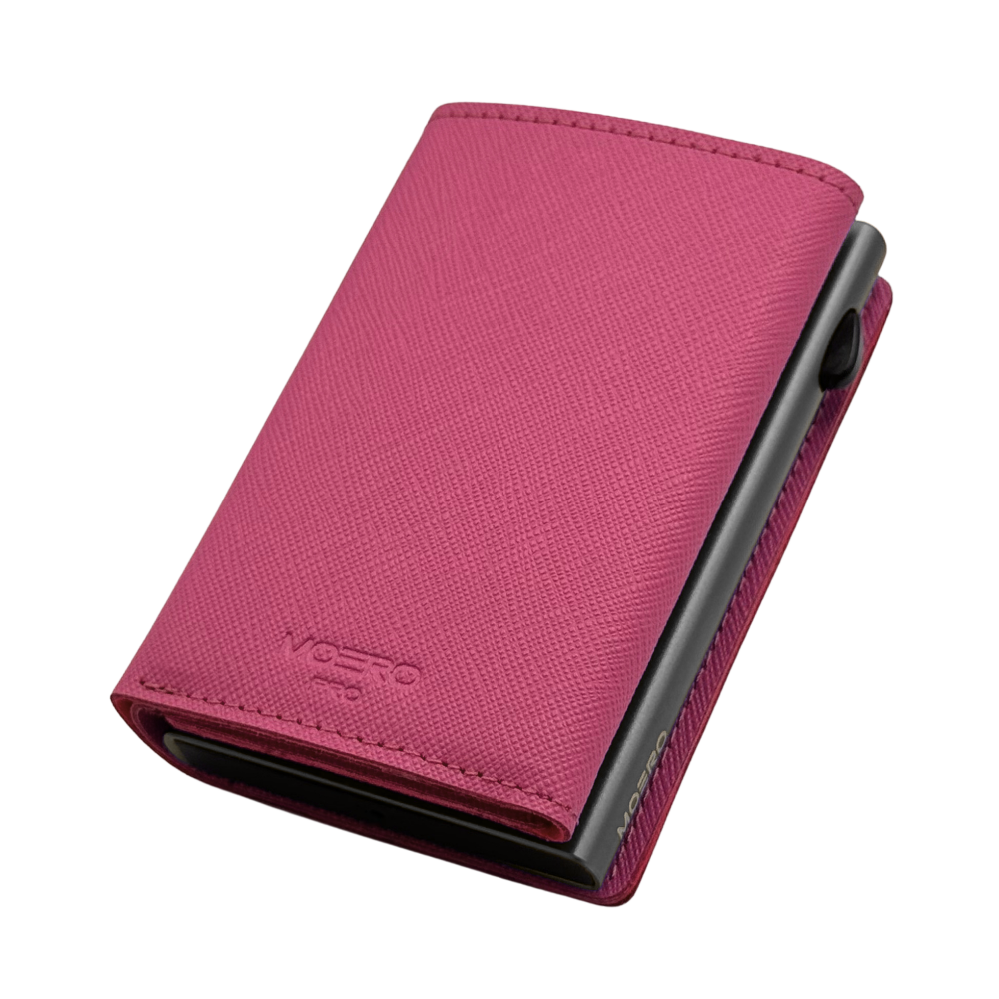 Moero Linea PRO PRO PLUS Zip portafoglio fucsia pink con portamonete RFID