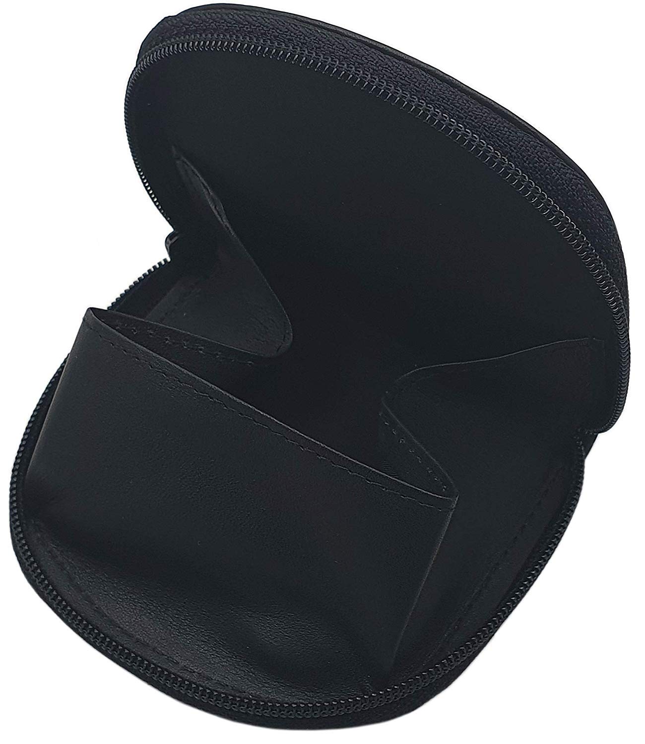 myledershop Münzbörsen MJ-Design-Germany portamonete nero in vacchetta