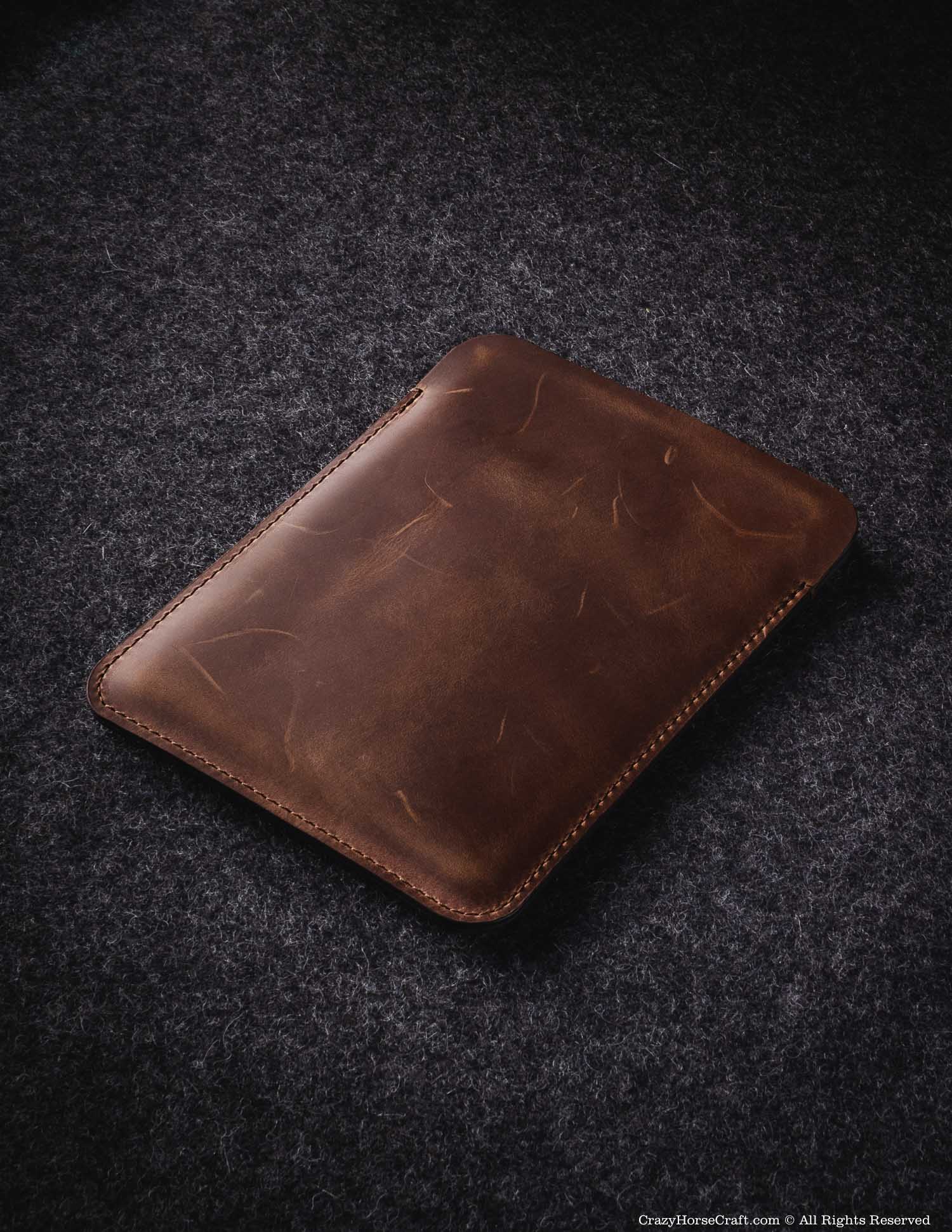 Crazy Horse Craft iPad and Kindle Cases Classic Leather Kindle Case custodia Kindle Classic Brown