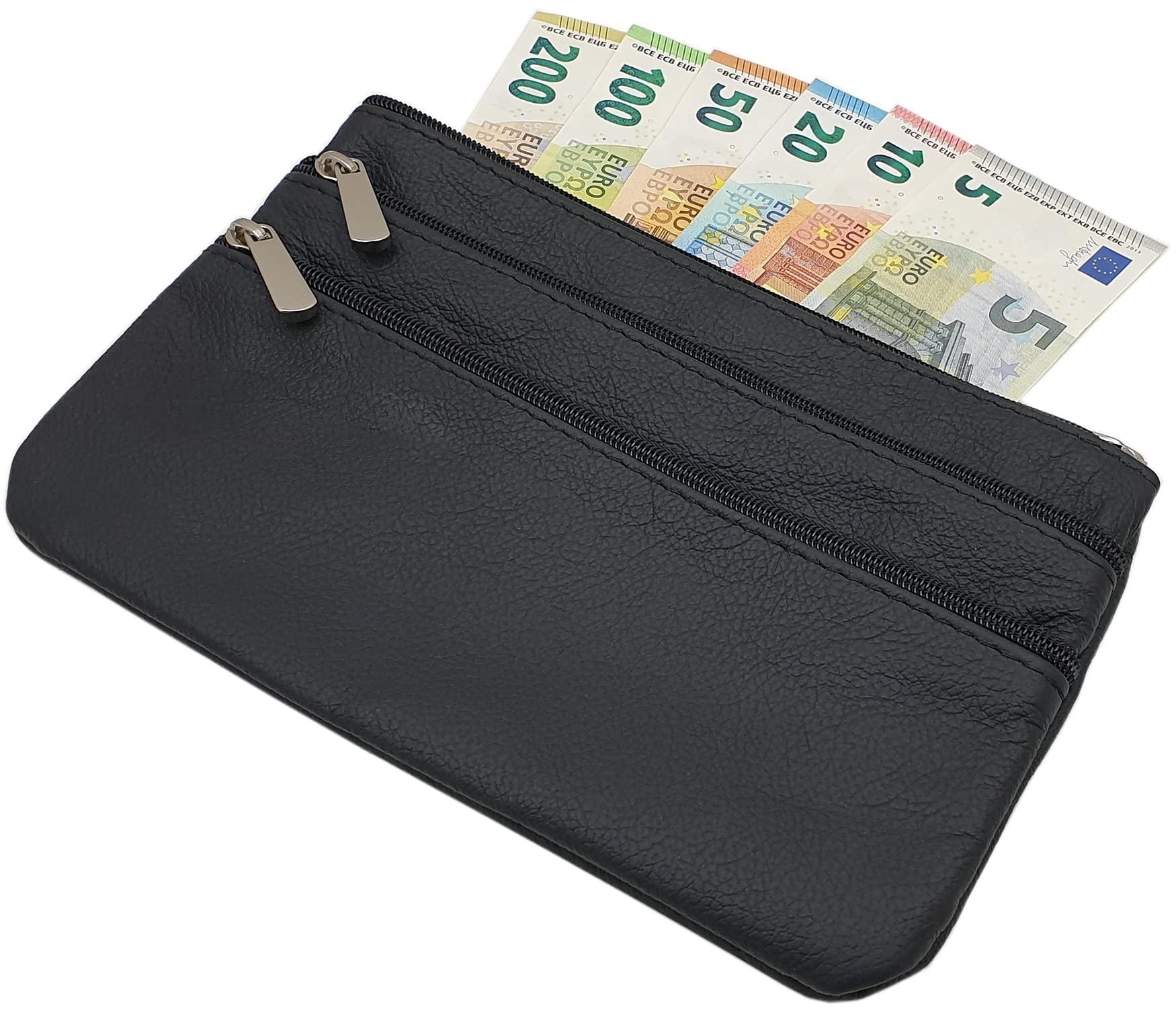 myledershop Banktaschen borsa grande in pelle bovina con tre scomparti