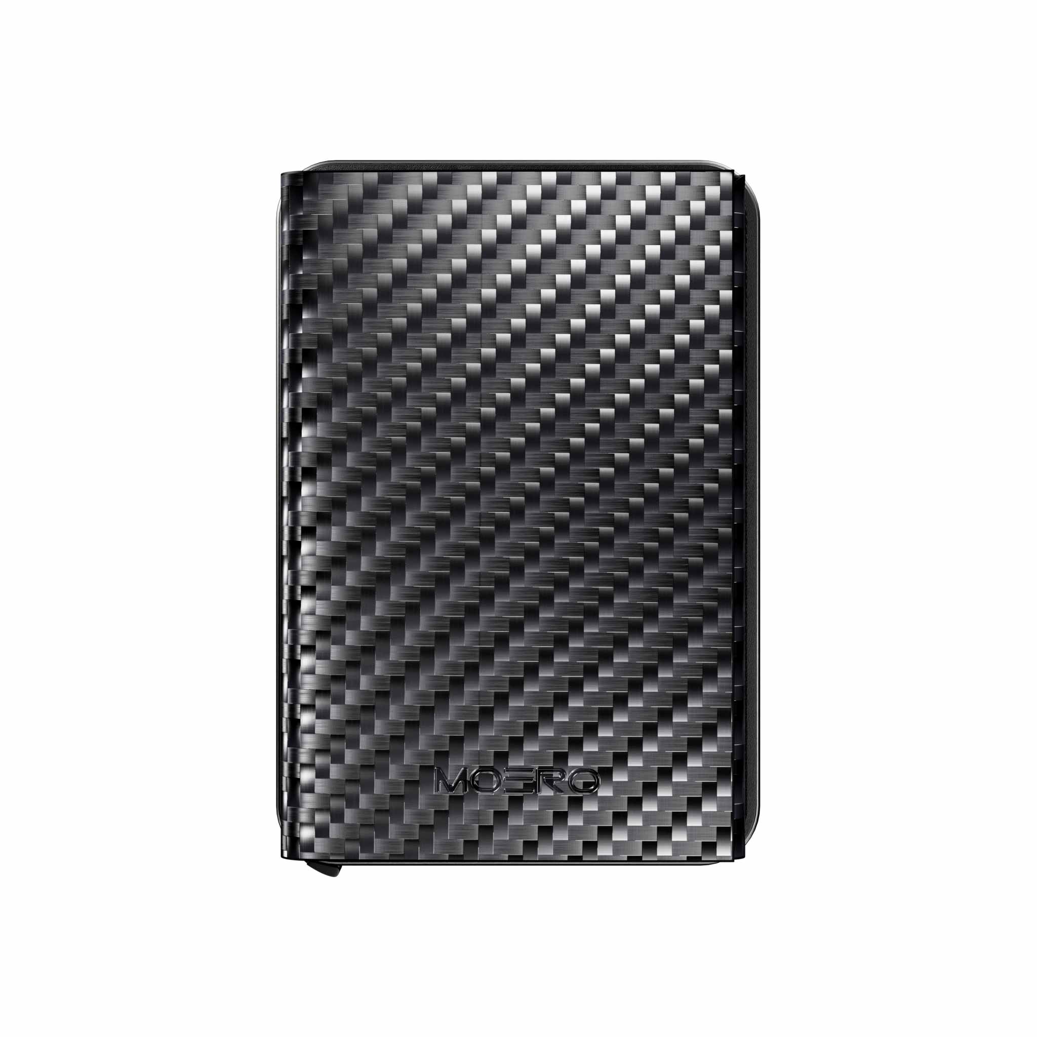 Moero Linea M2 M2 Pro Plus portafoglio Black in carbonio MagSafe
