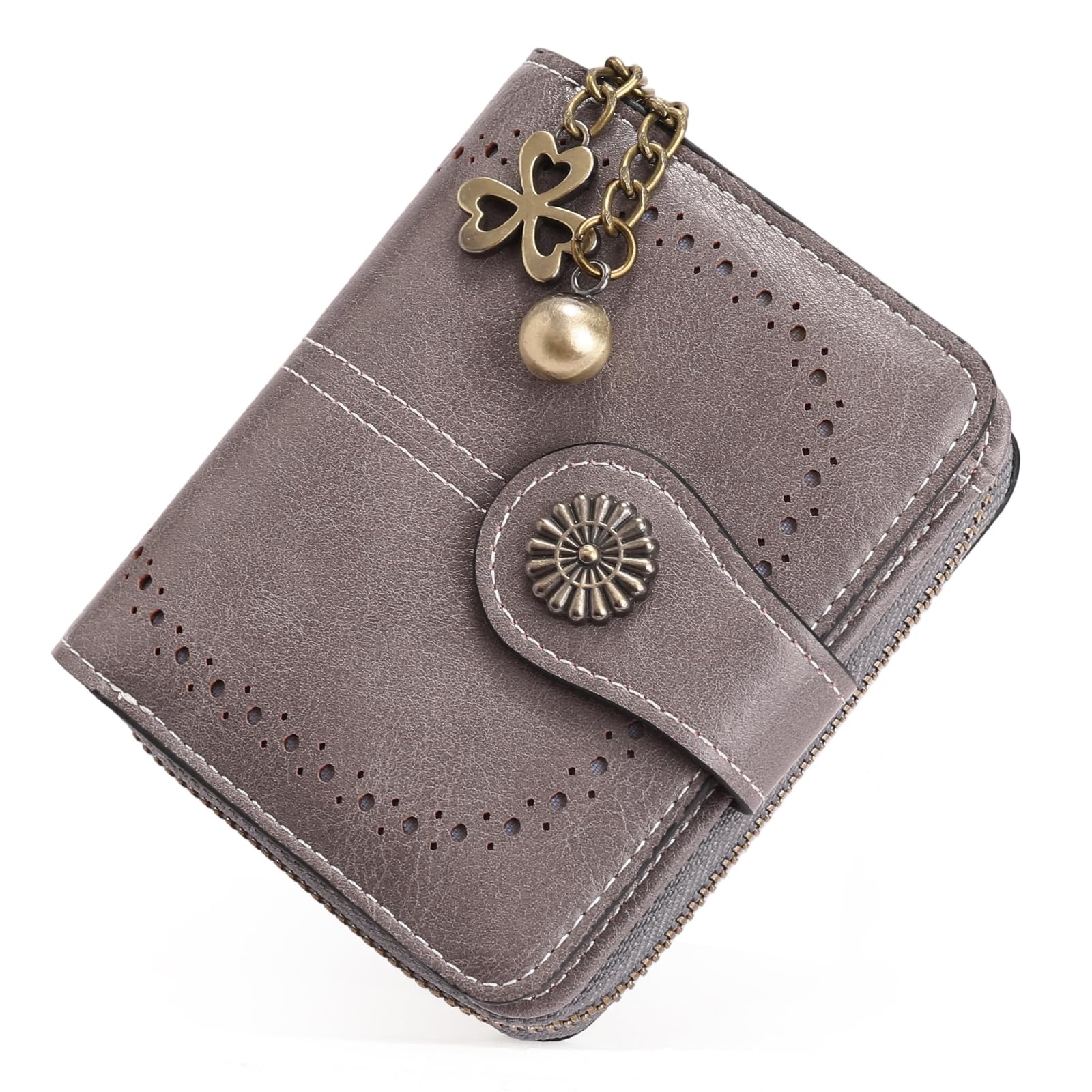 GOIACII SMALL WALLET portafoglio donna rosso compatto RFID