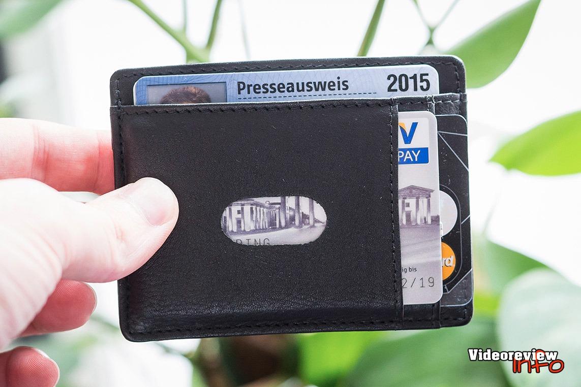 myledershop Kredit- und Visitenkartenetuis porta carte di credito in vacchetta