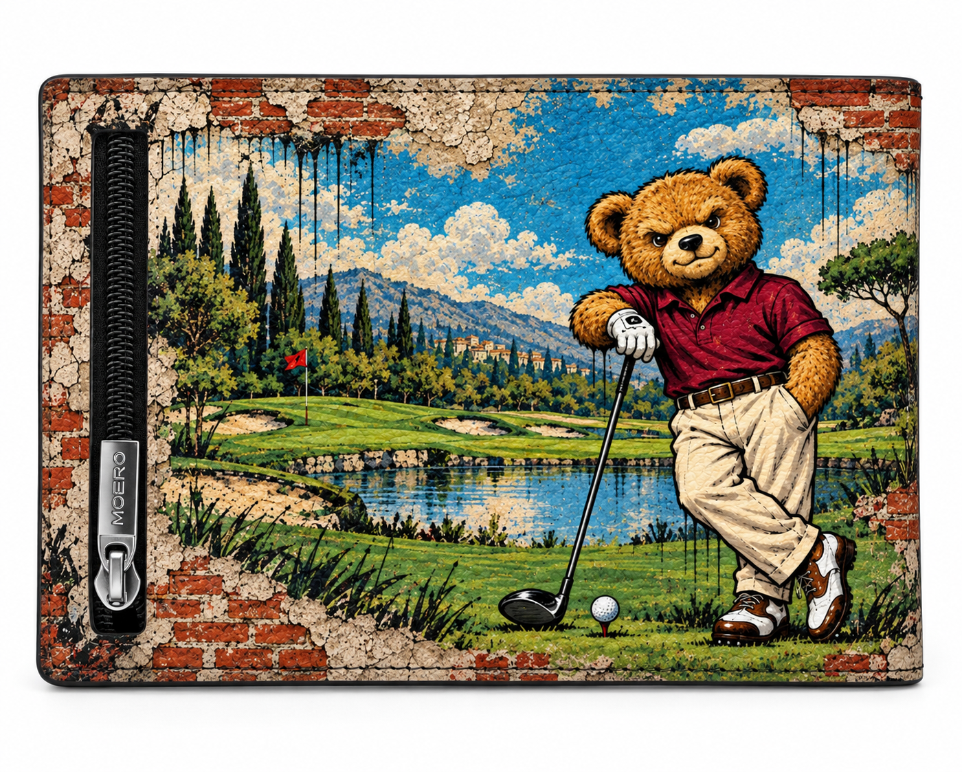 Moero Edizioni Speciali Teddy Golf portafoglio magnetico RFID