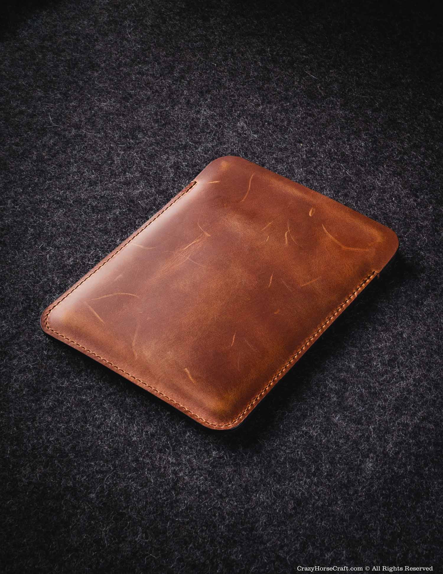 Crazy Horse Craft iPad and Kindle Cases Classic Leather Kindle Case custodia Kindle Classic Brown