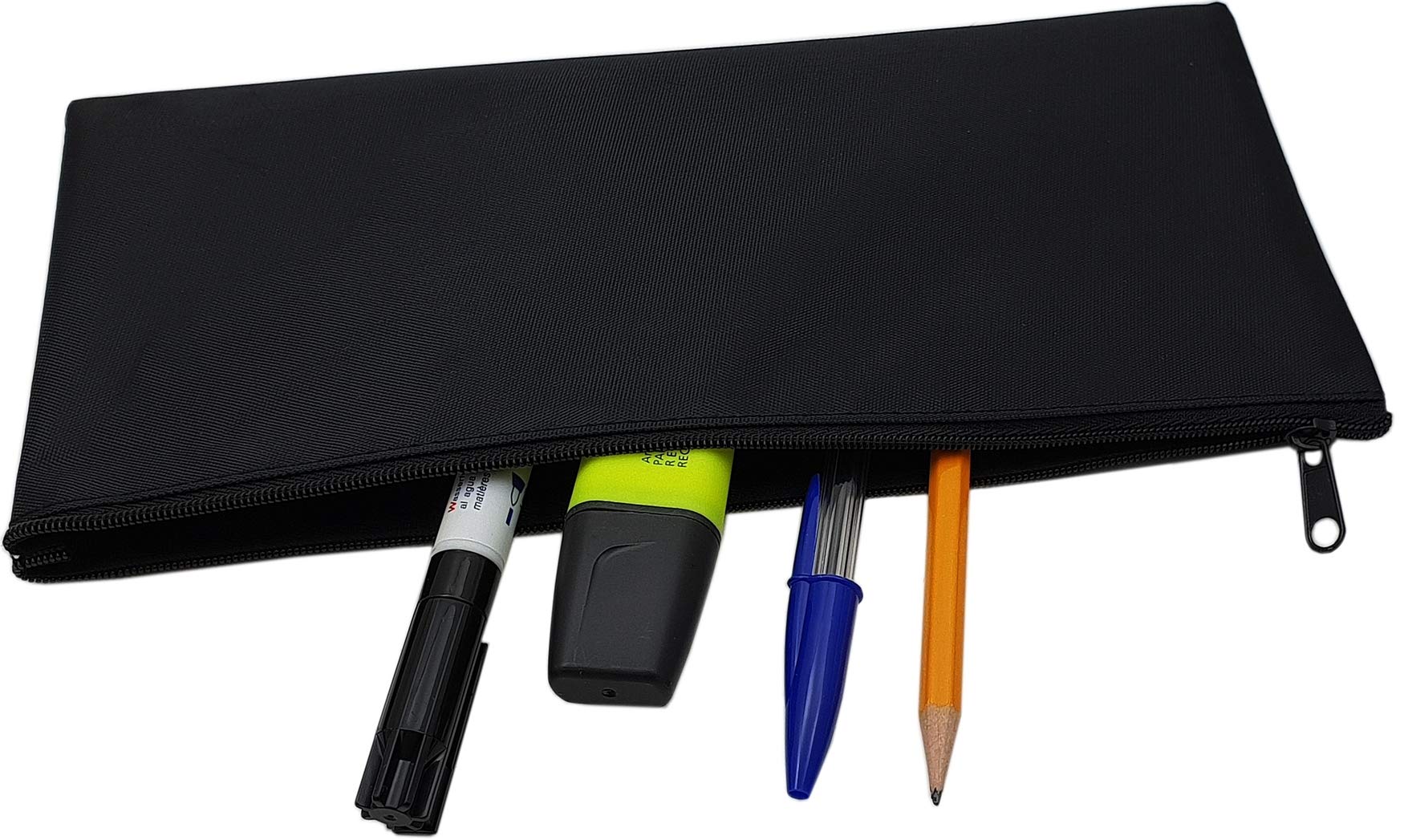 myledershop Banktaschen portafoglio per banca marsupio nero in poliestere