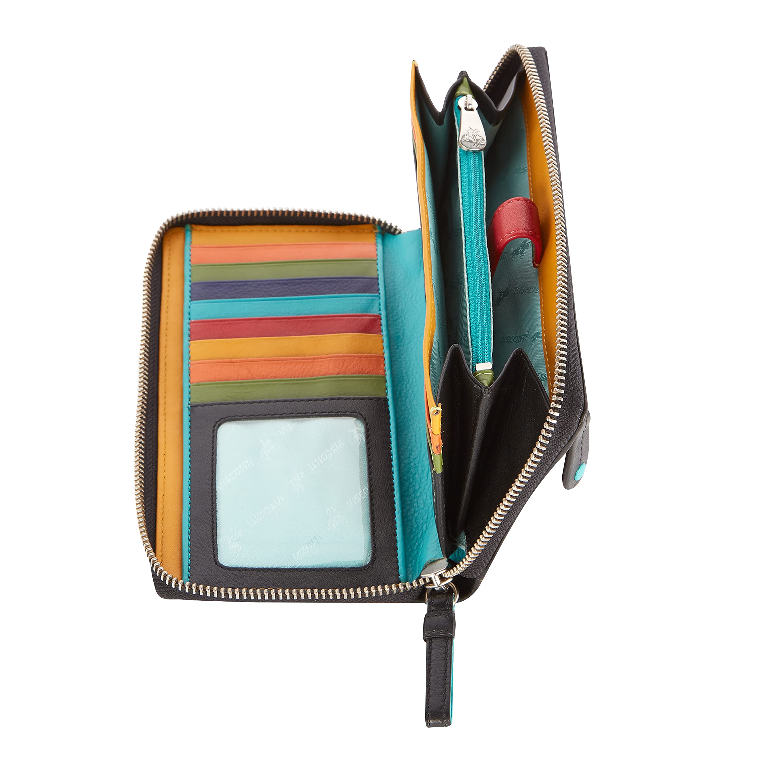 Visconti Rainbow Clara portafoglio donna multicolore RFID