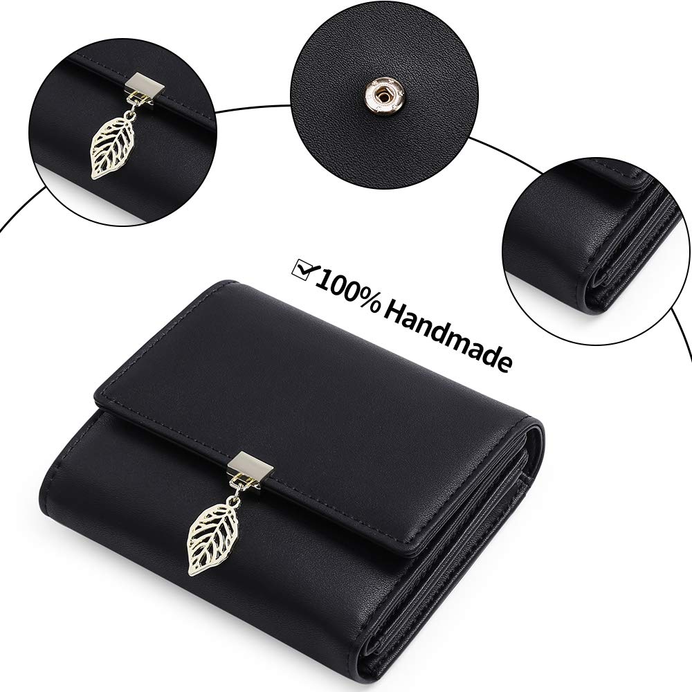 GOIACII SLIM WOMEN WALLET portafoglio donna nero RFID