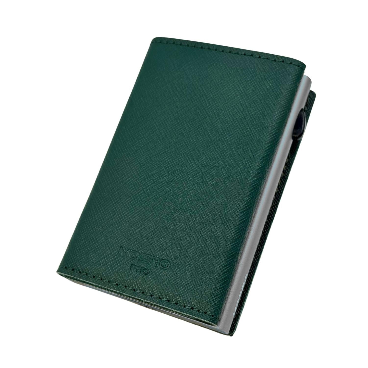 Moero Linea PRO PRO Saffiano portafoglio verde foresta RFID