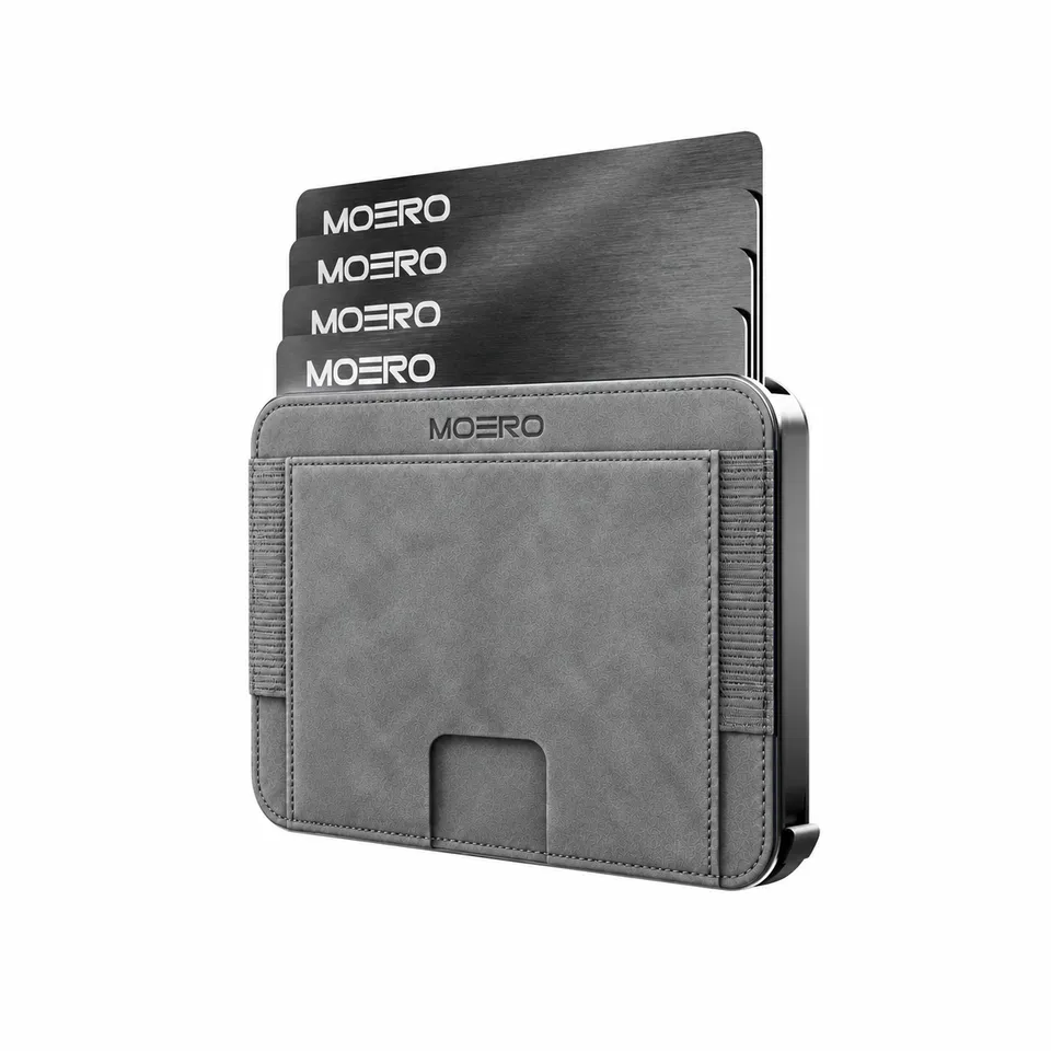 Moero Linea M2 M2 Pro portafoglio grigio MagSafe RFID
