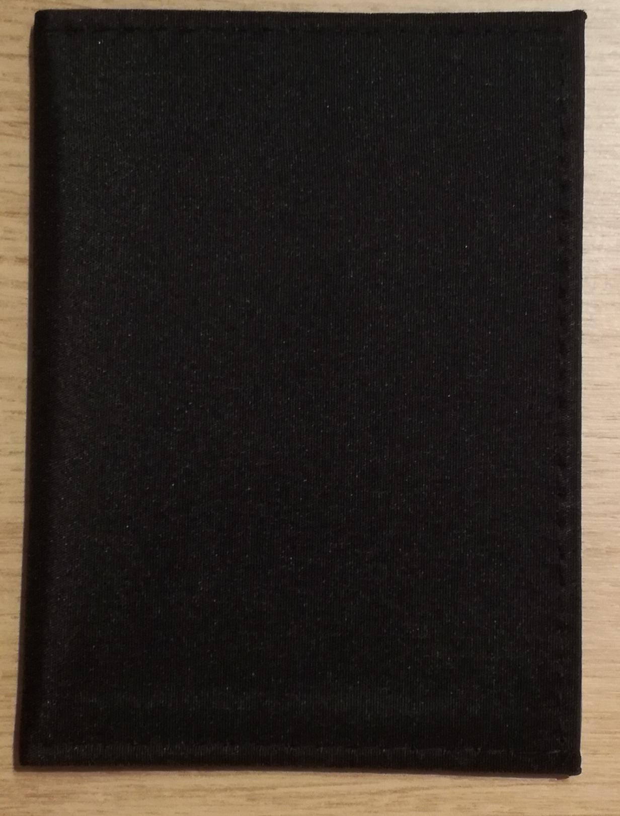 myledershop Karten- und Ausweisetuis porta carte d'identità e credito nero