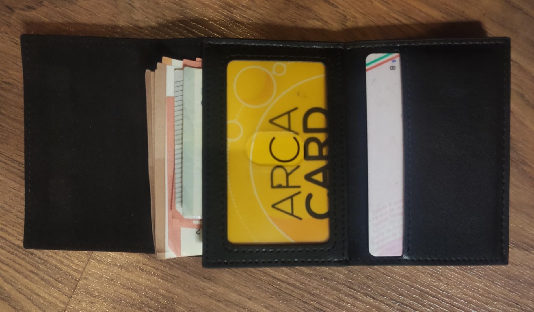 TENBST Card Holder portafoglio slim 8 carte Nero RFID