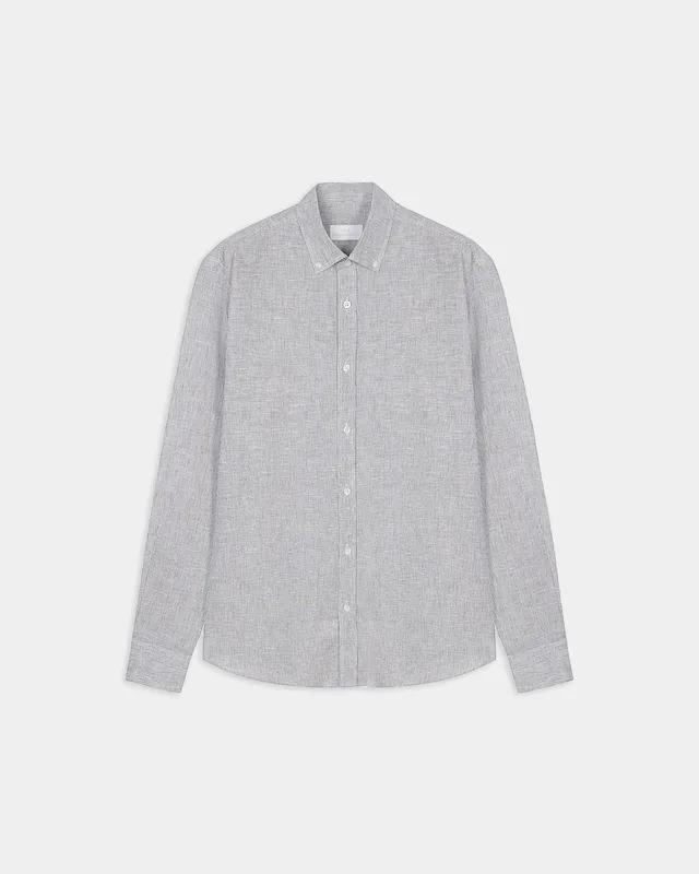 Miguel Bellido Camisas camicia casual stampata taglia 2 lino e cotone