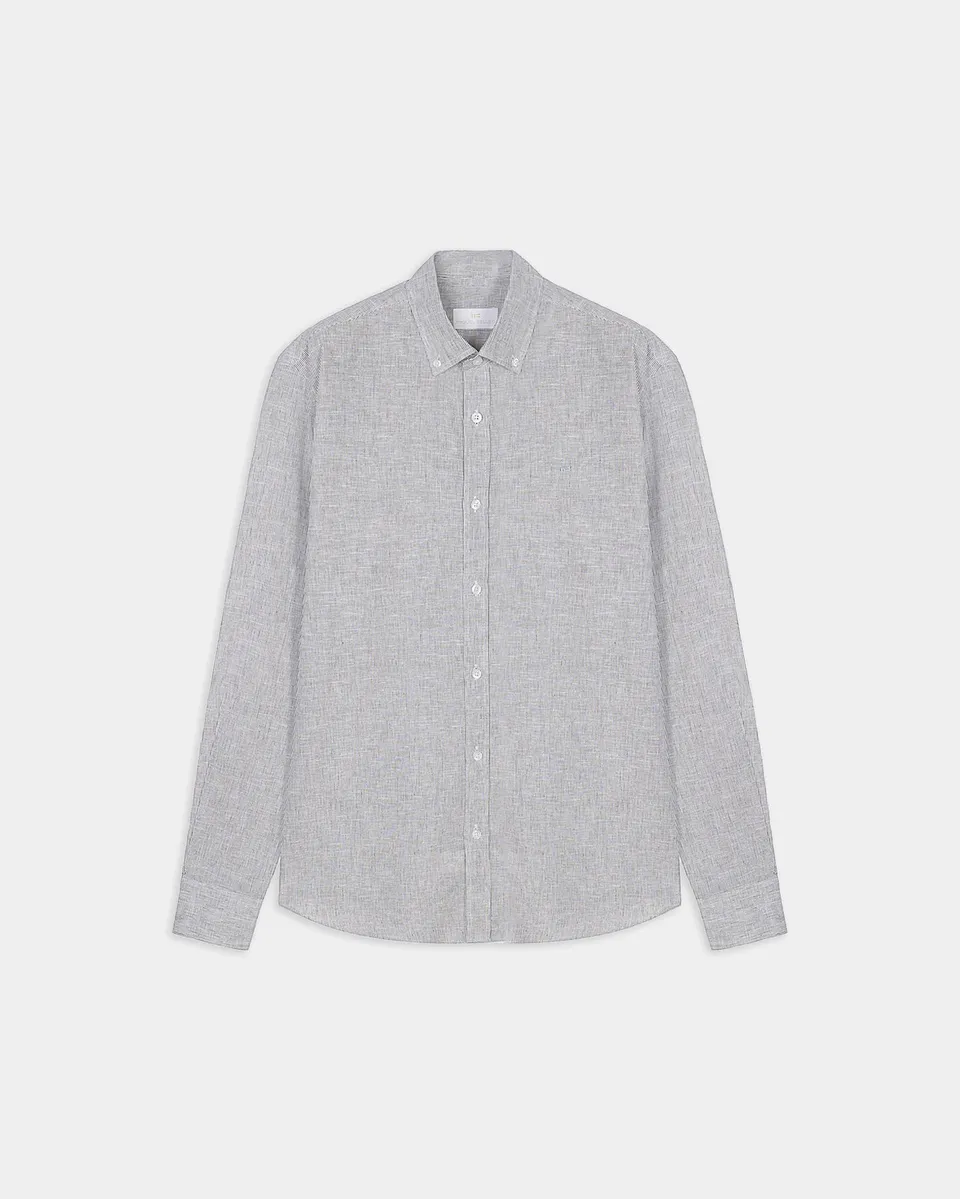 Miguel Bellido Camisas camicia casual stampata taglia 2 lino e cotone