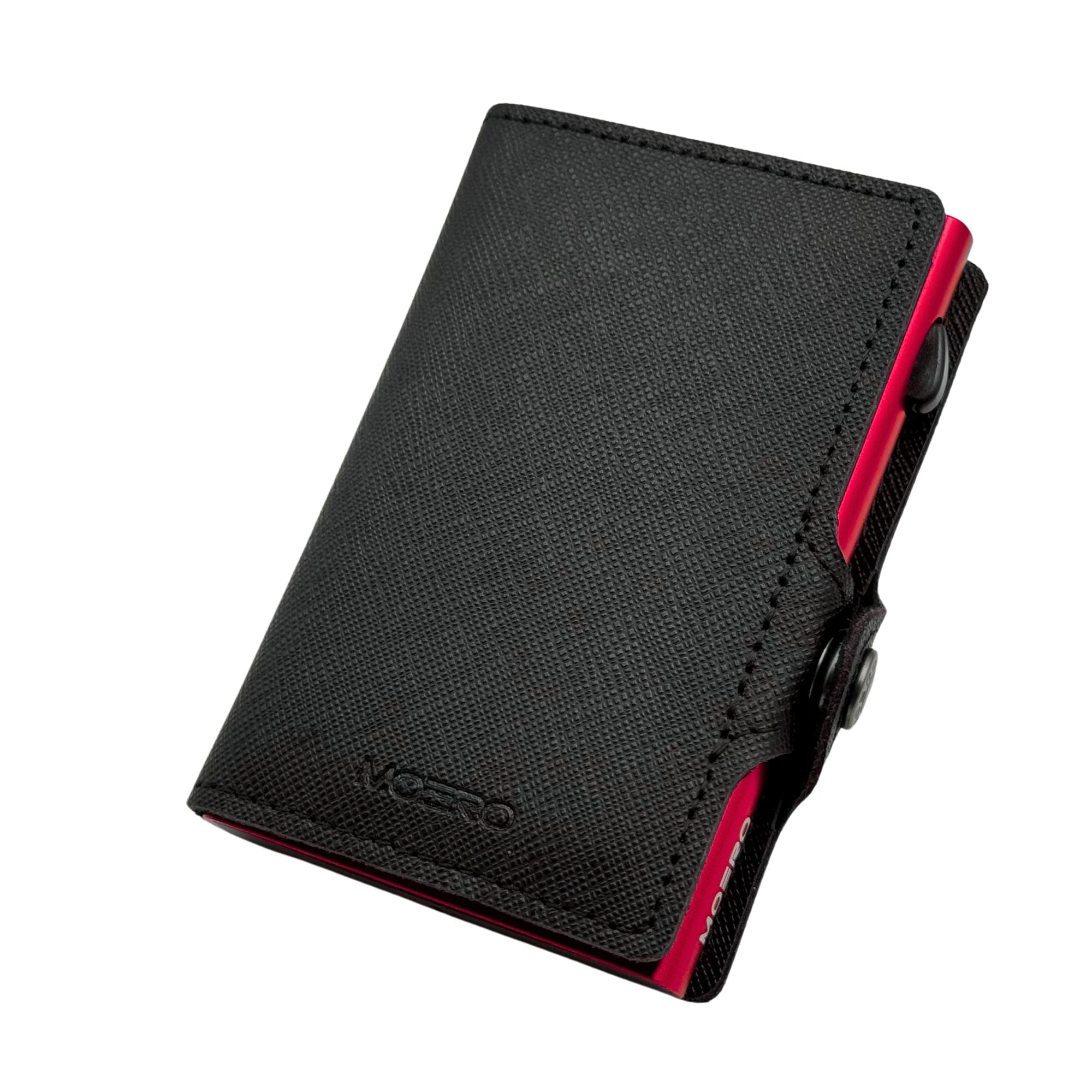 Moero Linea Classic Classic Saffiano portafoglio nero 4.0 antigraffio