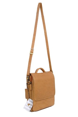 Visconti Atlantic 1603 Grace borsa a tracolla sabbia in pelle