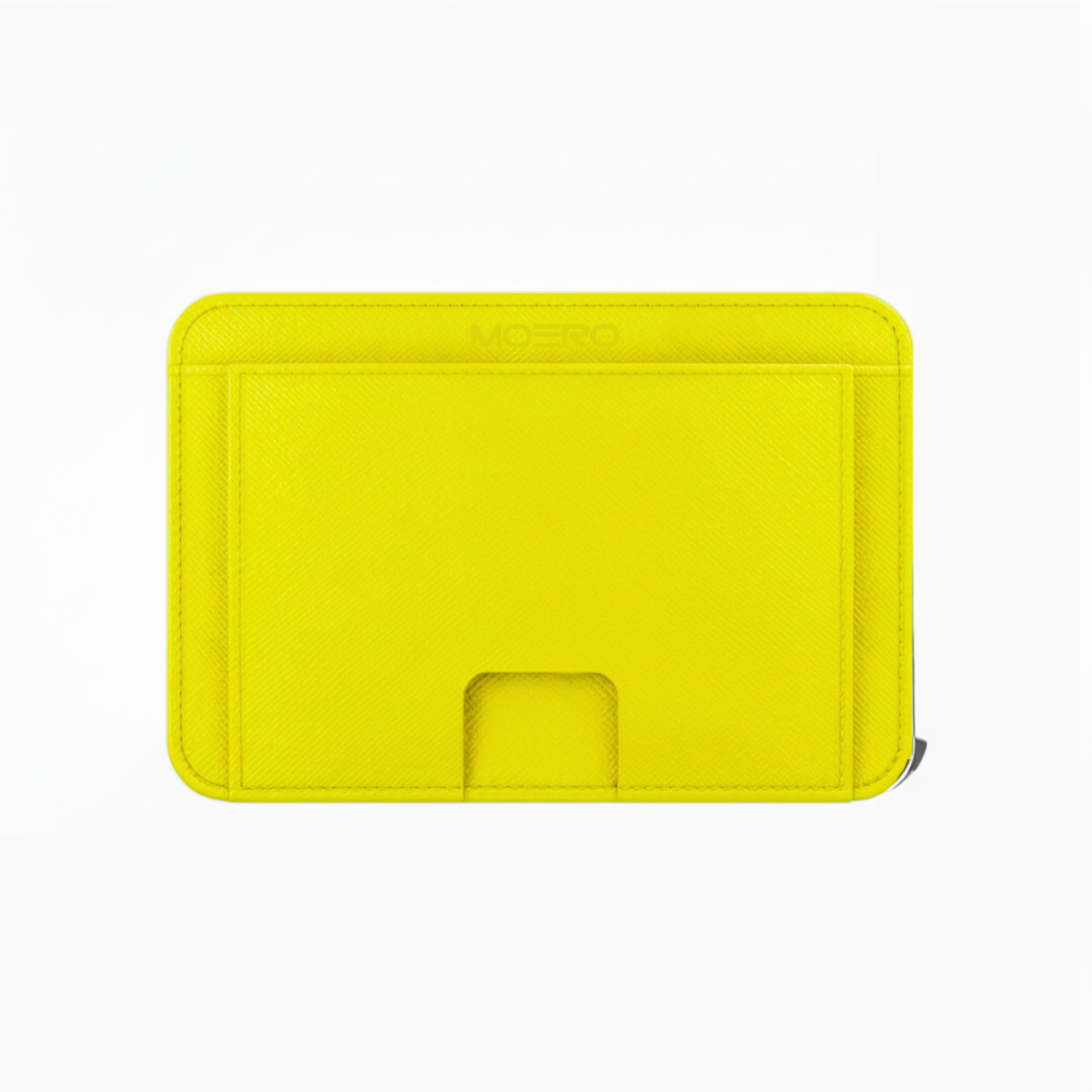 Moero Linea M2 M2 Pro Saffiano Yellow portafoglio MagSafe RFID
