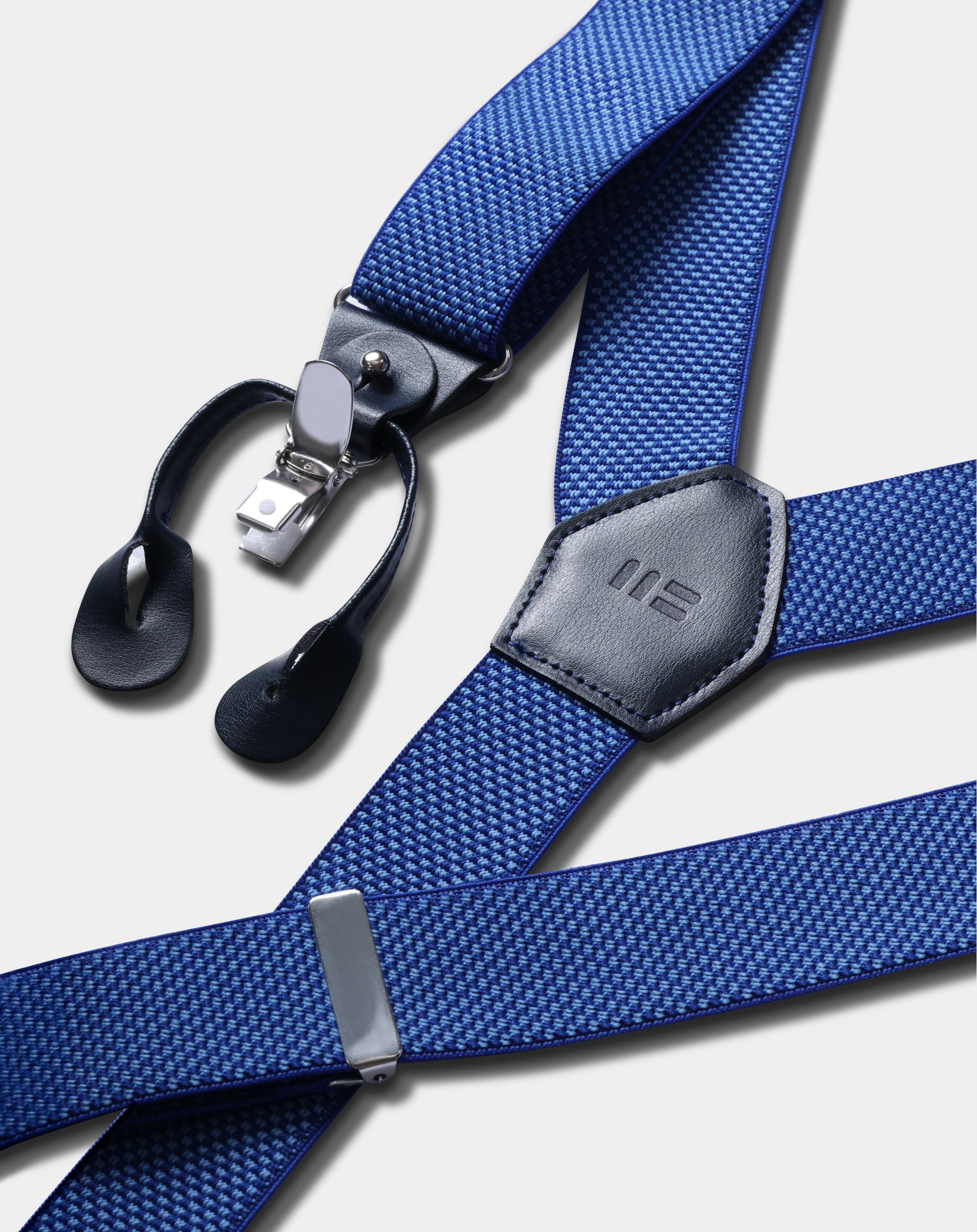 Miguel Bellido Tirantes tiranti elastici blu regolabili con pinze