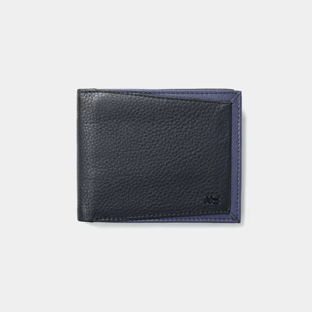 Miguel Bellido Carteras Cartera Milano con tarjetero in piel de vacuno nero