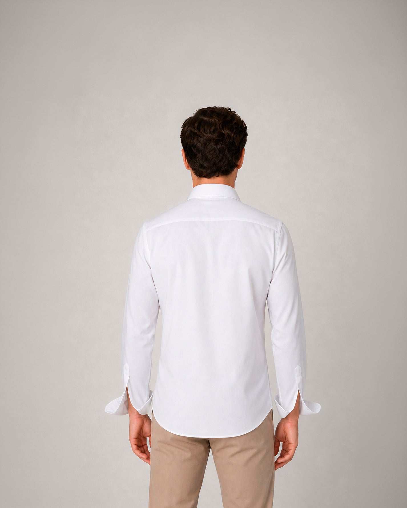 Miguel Bellido Camisas Camisa de vestir puño doble de algodón camicia elegante