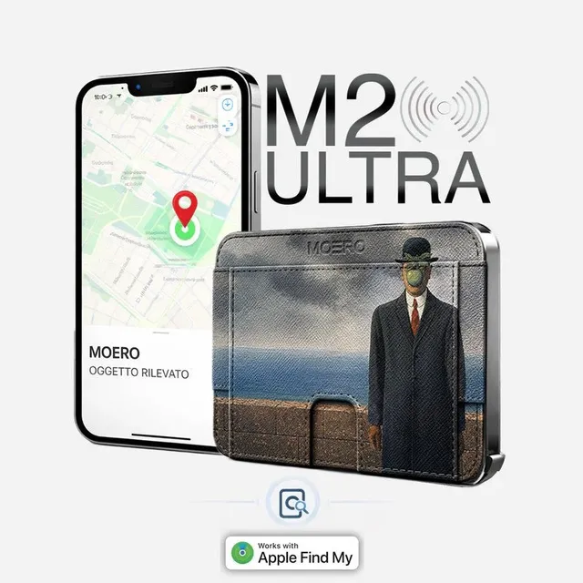 Moero Edizioni Speciali M2 Ultra Il figlio dell'uomo portafoglio MagSafe RFID