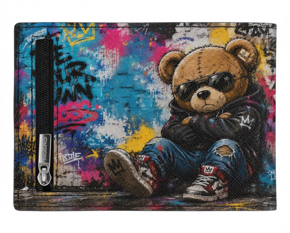 Moero Edizioni Speciali Pro Teddy Boss portafoglio RFID Saffiano