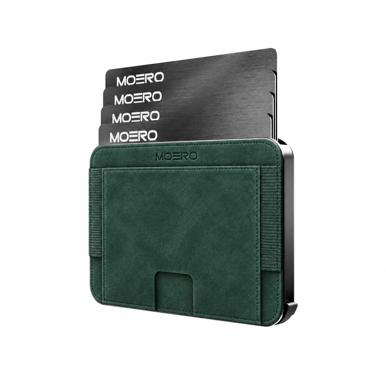 Moero Linea M2 M2 Pro SUPERIOR Verde portafoglio MagSafe RFID