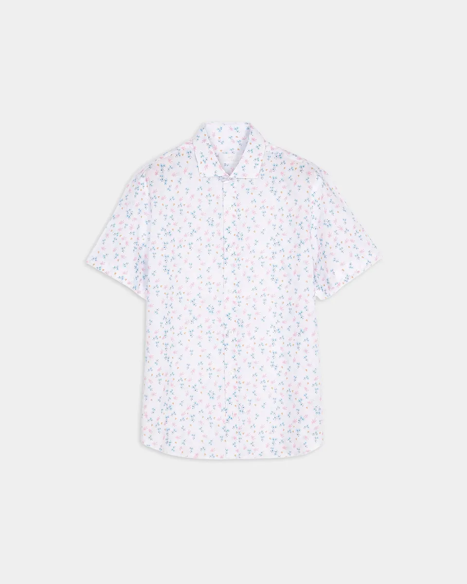 Miguel Bellido Camisas Camicia casual stampata in cotone taglia 2