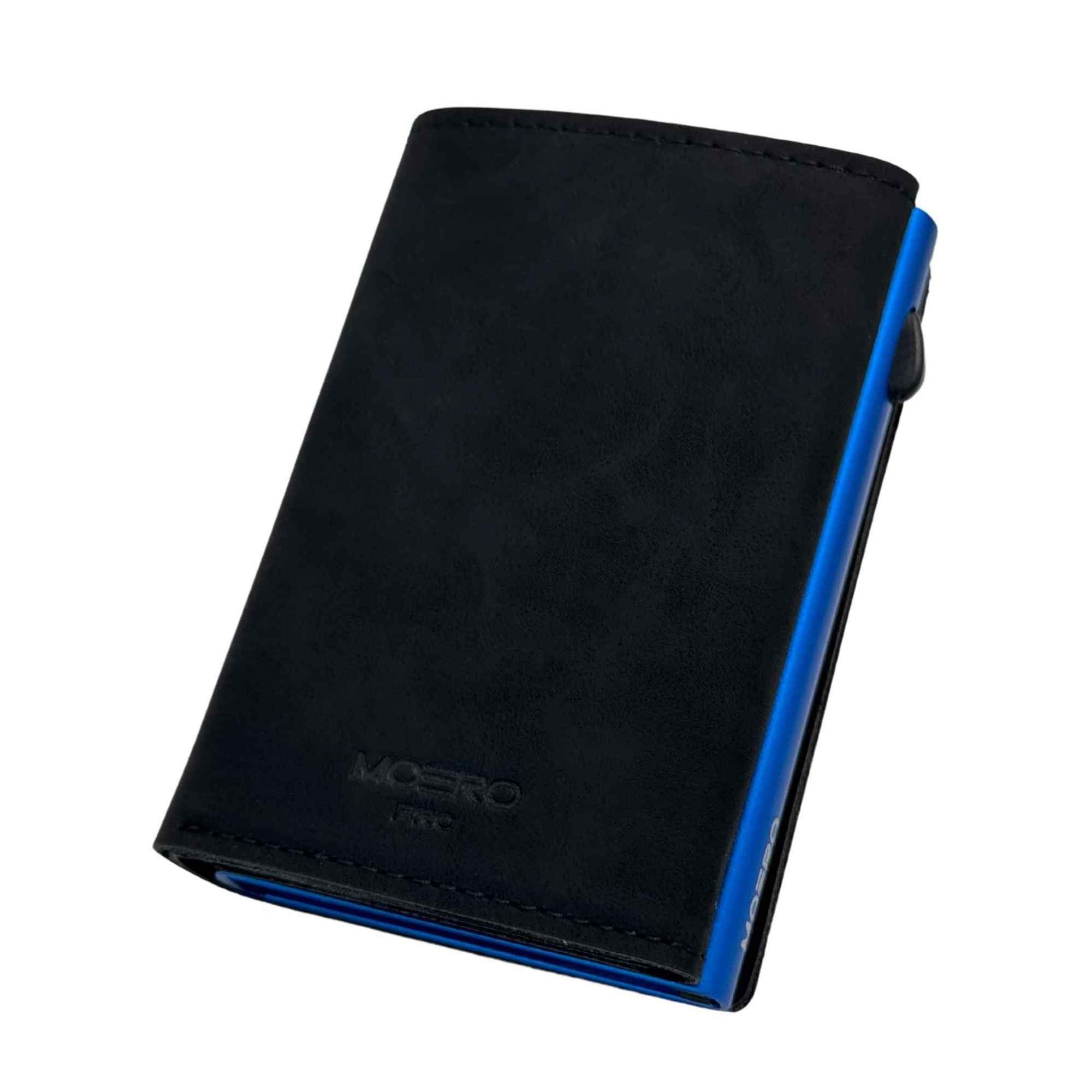 Moero Linea PRO PLUS Zip portafoglio nero RFID vegano