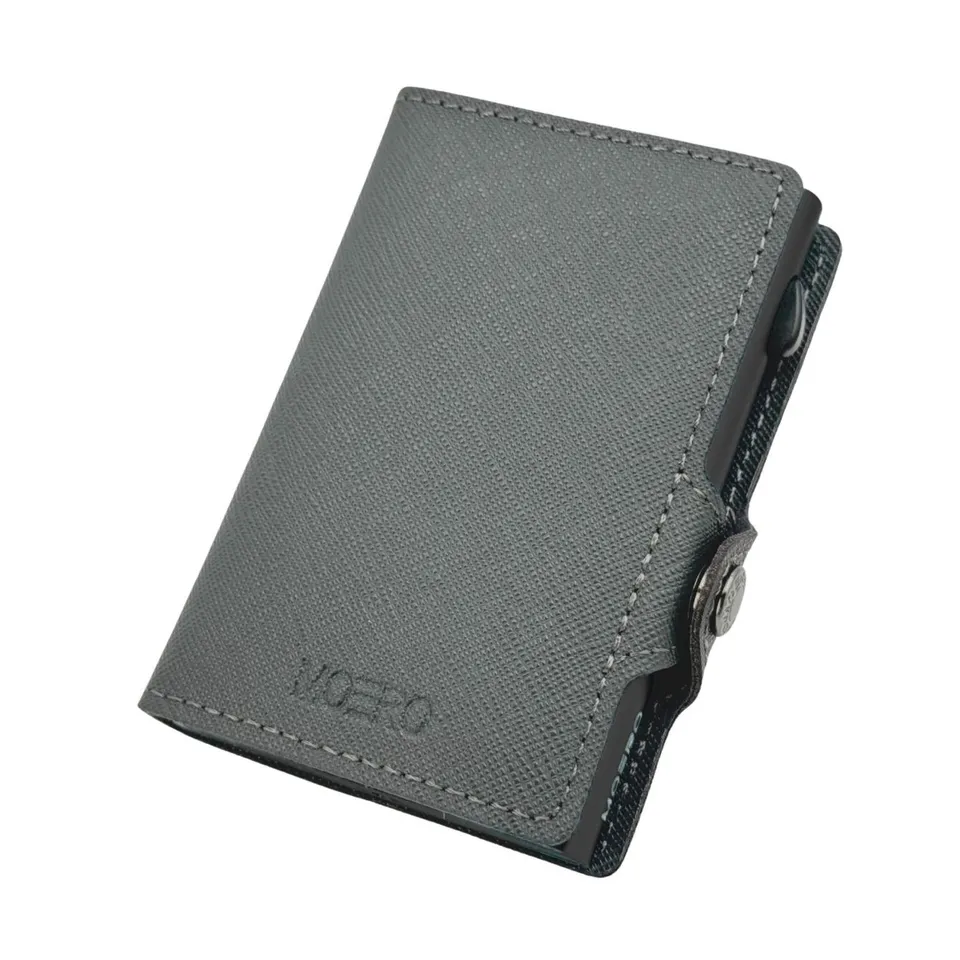 Moero Linea Classic Classic Saffiano portafoglio grigio RFID