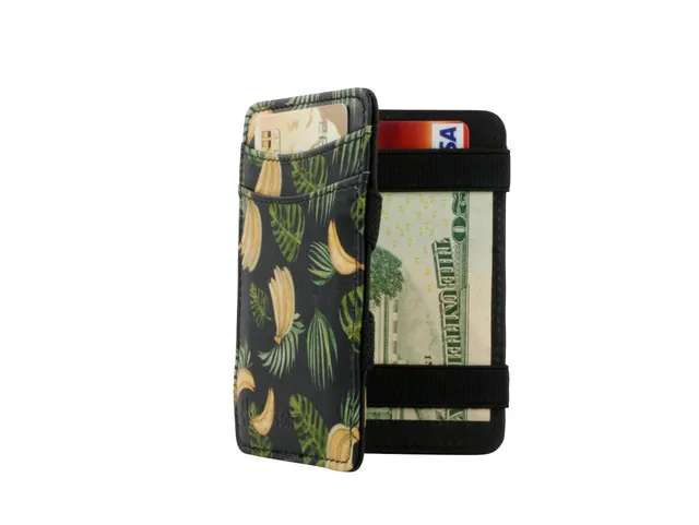 Hunterson The Tropical Prints The OG portafoglio Banana RFID