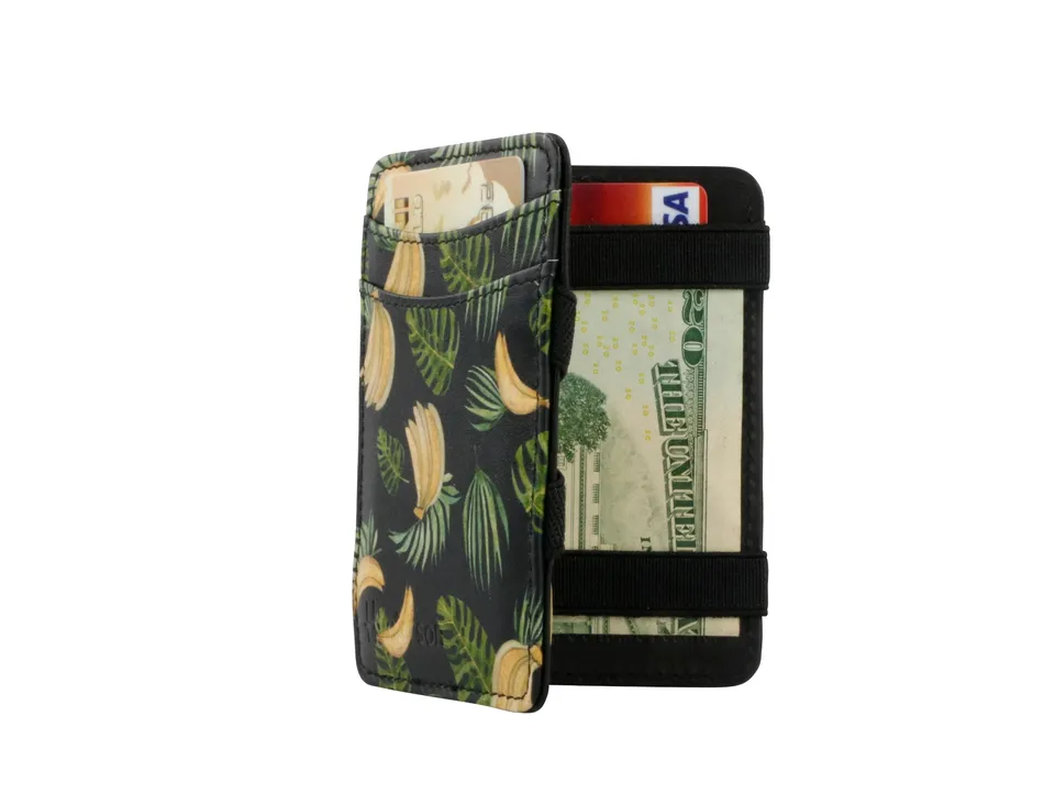 Hunterson The Tropical Prints The OG portafoglio Banana RFID