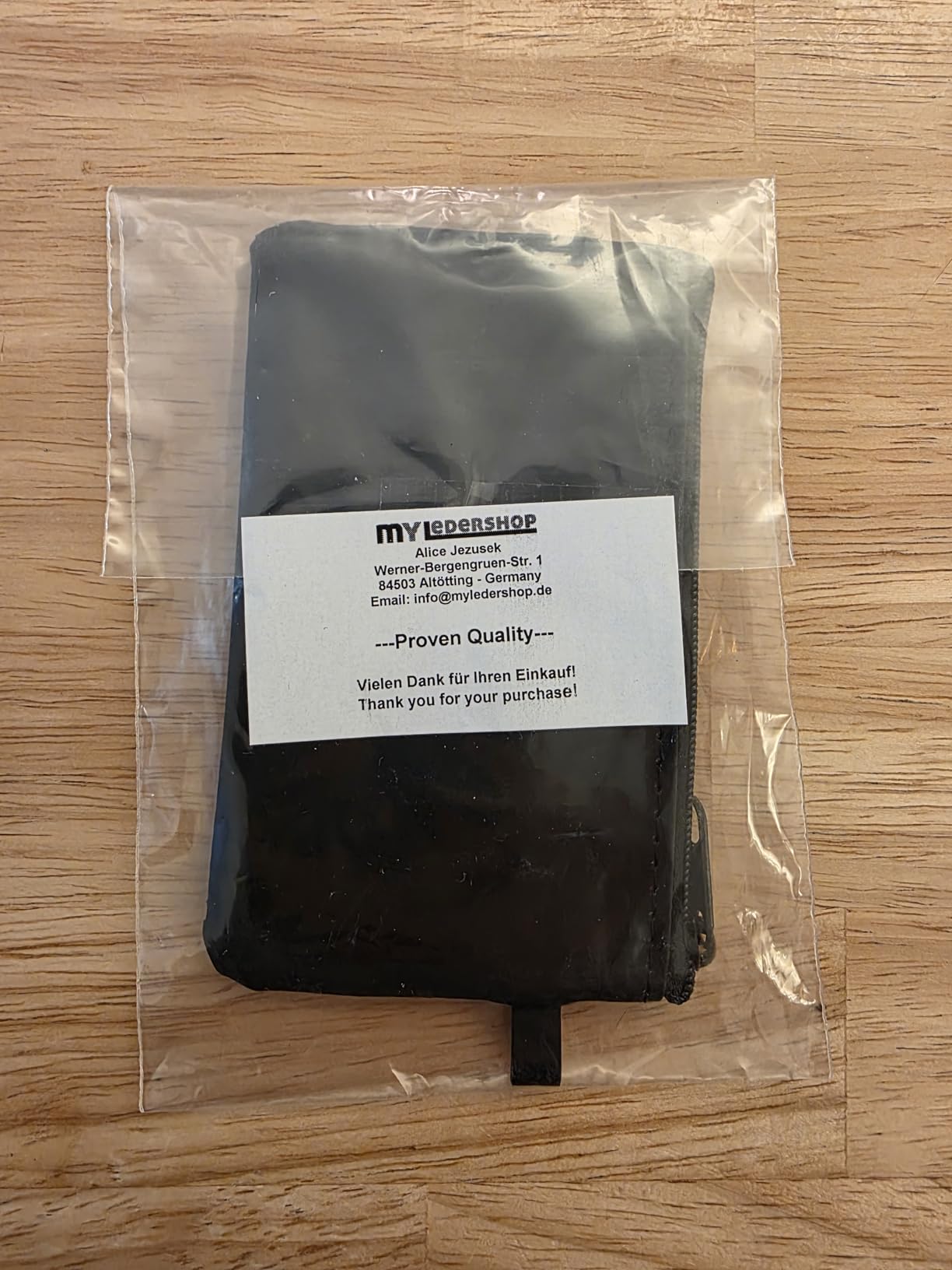 myledershop Schlüsseltaschen portachiavi nero in finta pelle