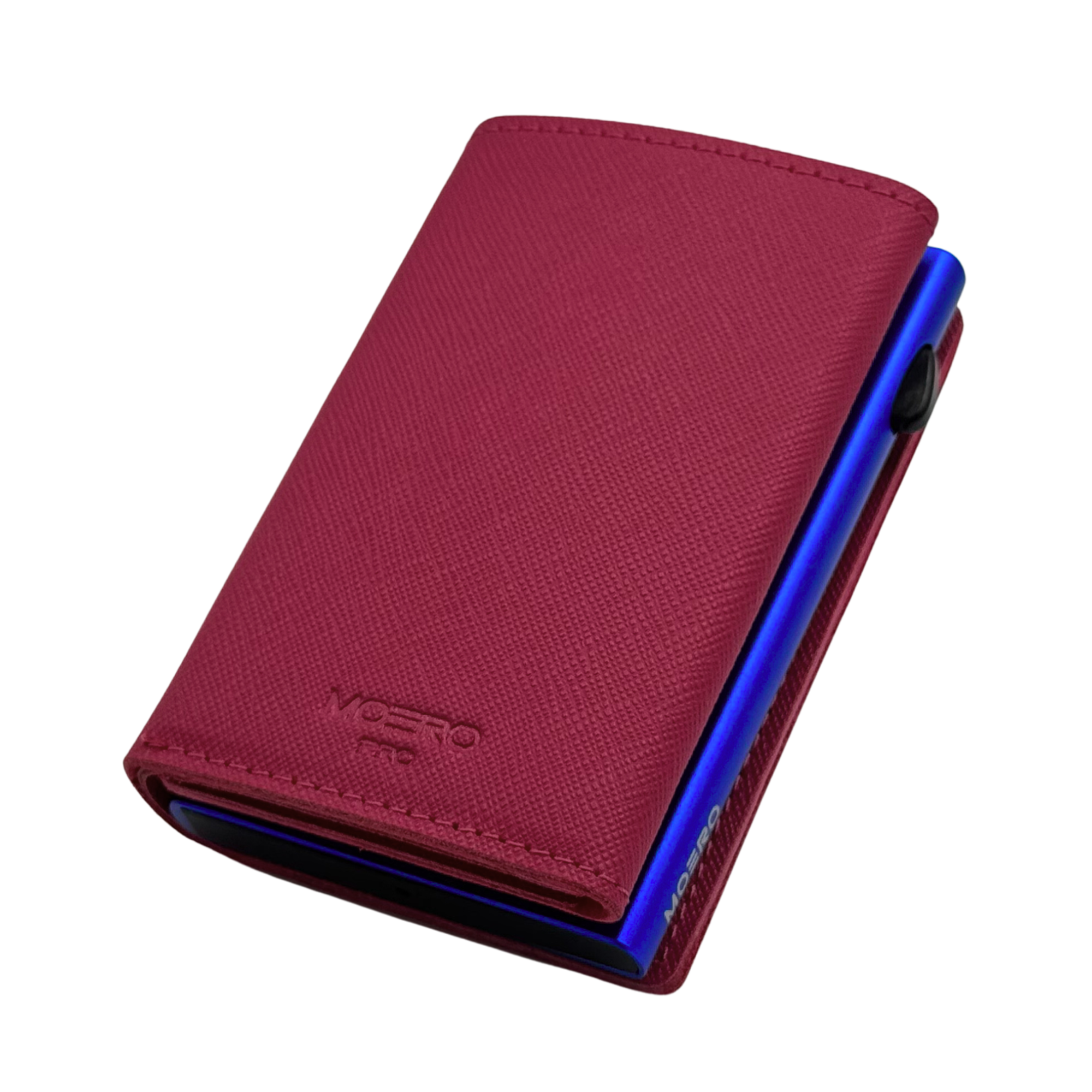Moero Linea PRO PRO PLUS Zip Saffiano portafoglio magenta RFID