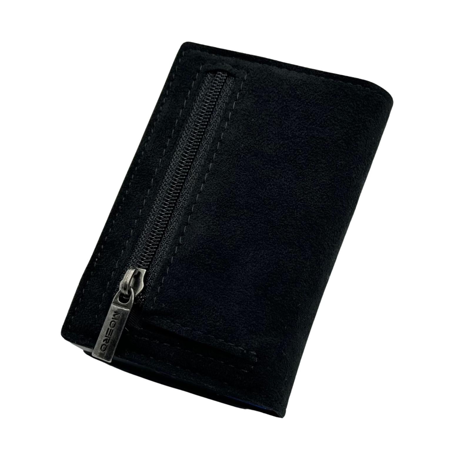 Moero Linea PRO PRO Zip SUPERIOR portafoglio nero RFID