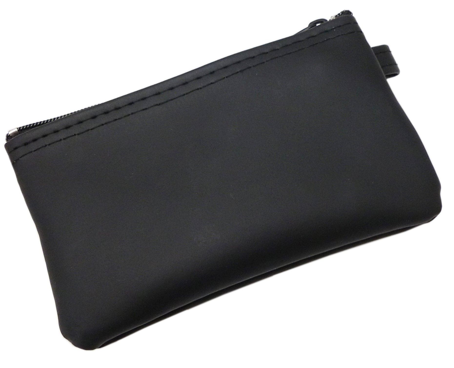 myledershop Schlüsseltaschen portachiavi nero in finta pelle