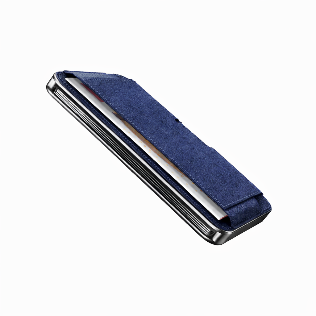 Moero Linea M2 M2 Pro portacarte MagSafe Nero RFID alluminio