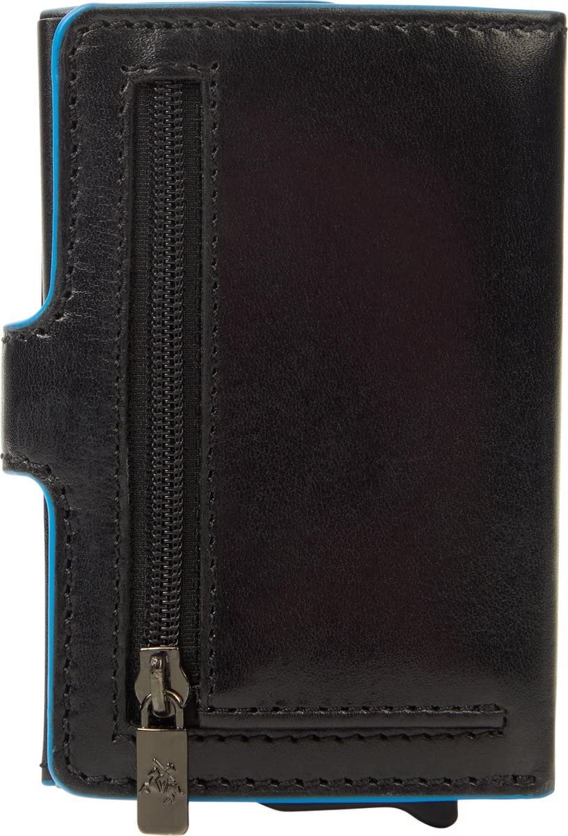 Visconti Slim portafoglio porta carte nero blu RFID