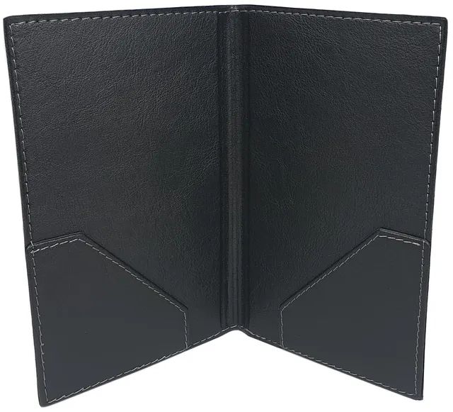 myledershop Banktaschen Cartellina per fatture e ricevute portaconto nera
