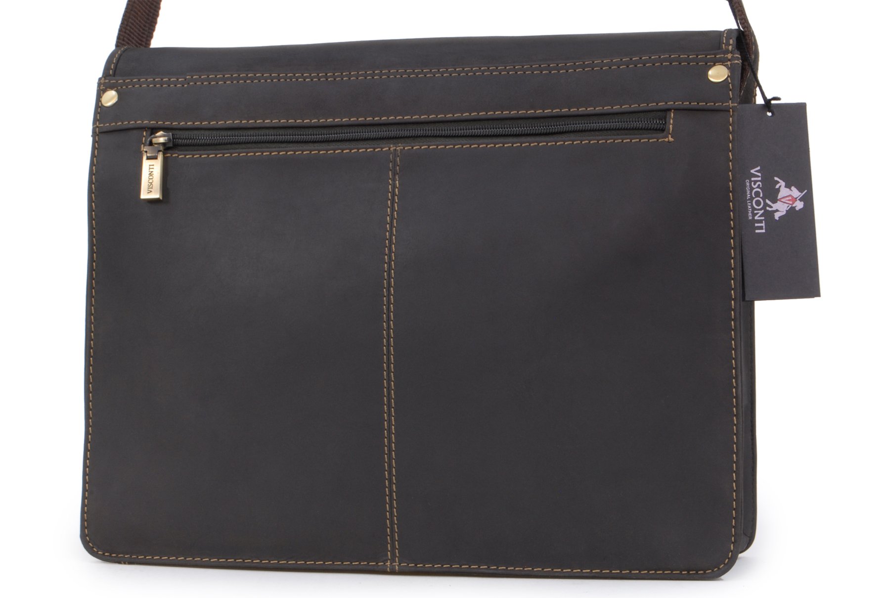 Visconti Hunters Bags 18797 Chiaro borsa messenger pelle PC 13