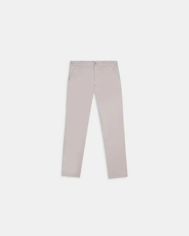 Miguel Bellido Pantalones Pantalón chino pantaloni in cotone elasticizzato grigio pietra