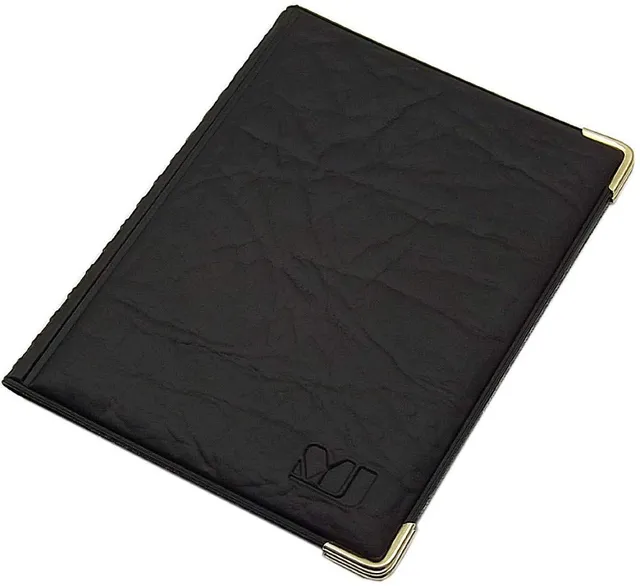 myledershop Karten- und Ausweisetuis porta carte d’identità nero 12 scomparti