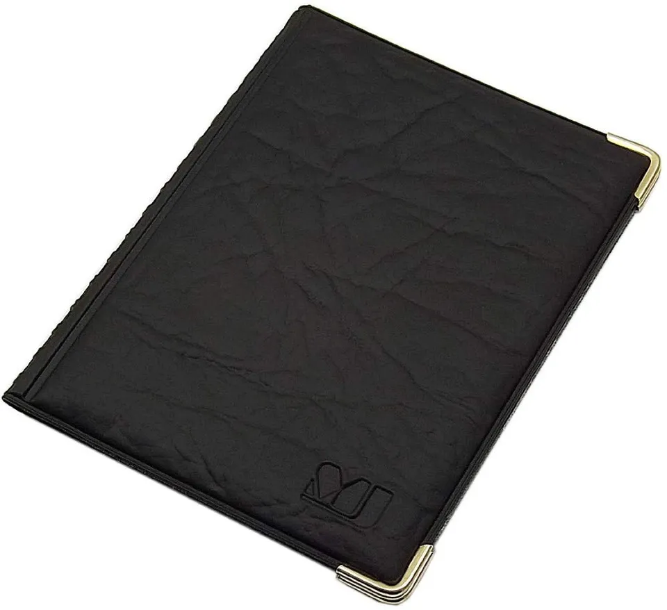 myledershop Karten- und Ausweisetuis porta carte d’identità nero 12 scomparti