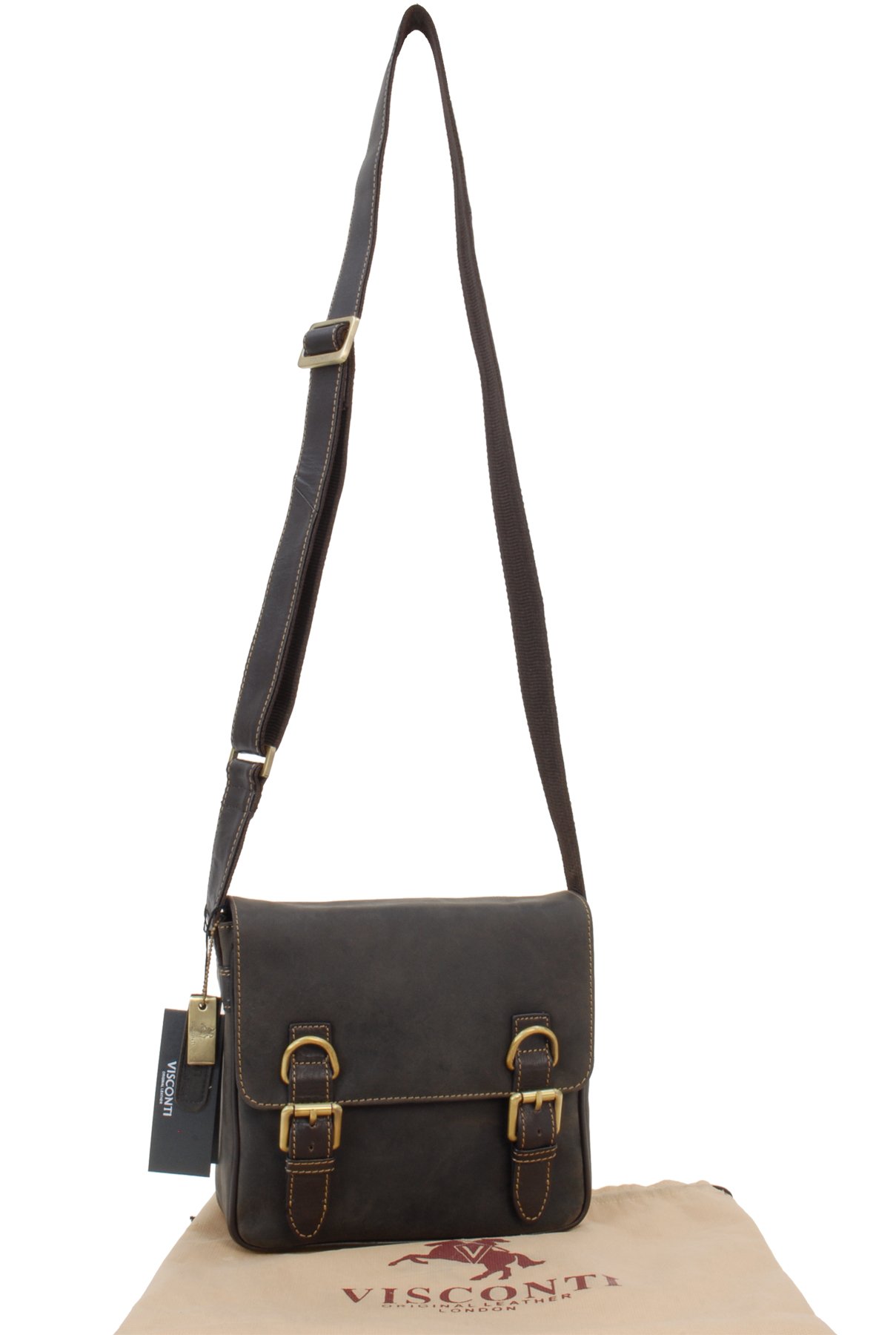 Visconti Hunters Bags 16012 Rumba borsa a tracolla in pelle