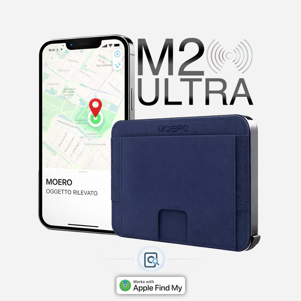 Moero Linea M2 Ultra M2 Ultra 17Pro Edition portafoglio Arancione Cosmico MagSafe