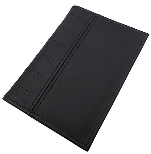 myledershop Karten- und Ausweisetuis portadocumenti nero 6 scomparti