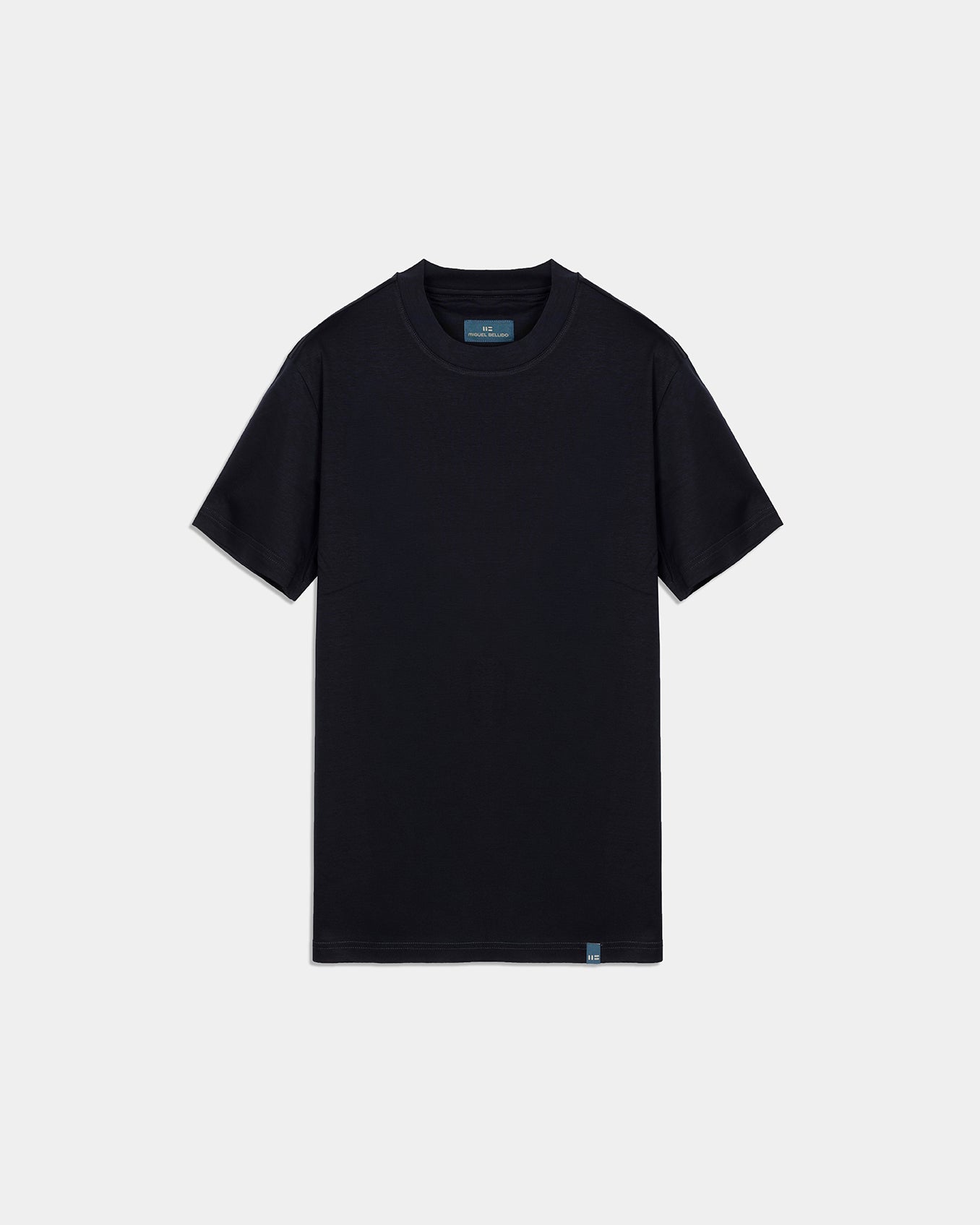 Miguel Bellido Polos y Camisetas Camiseta 100% algodón cuello redondo maglietta blu navy, cotone